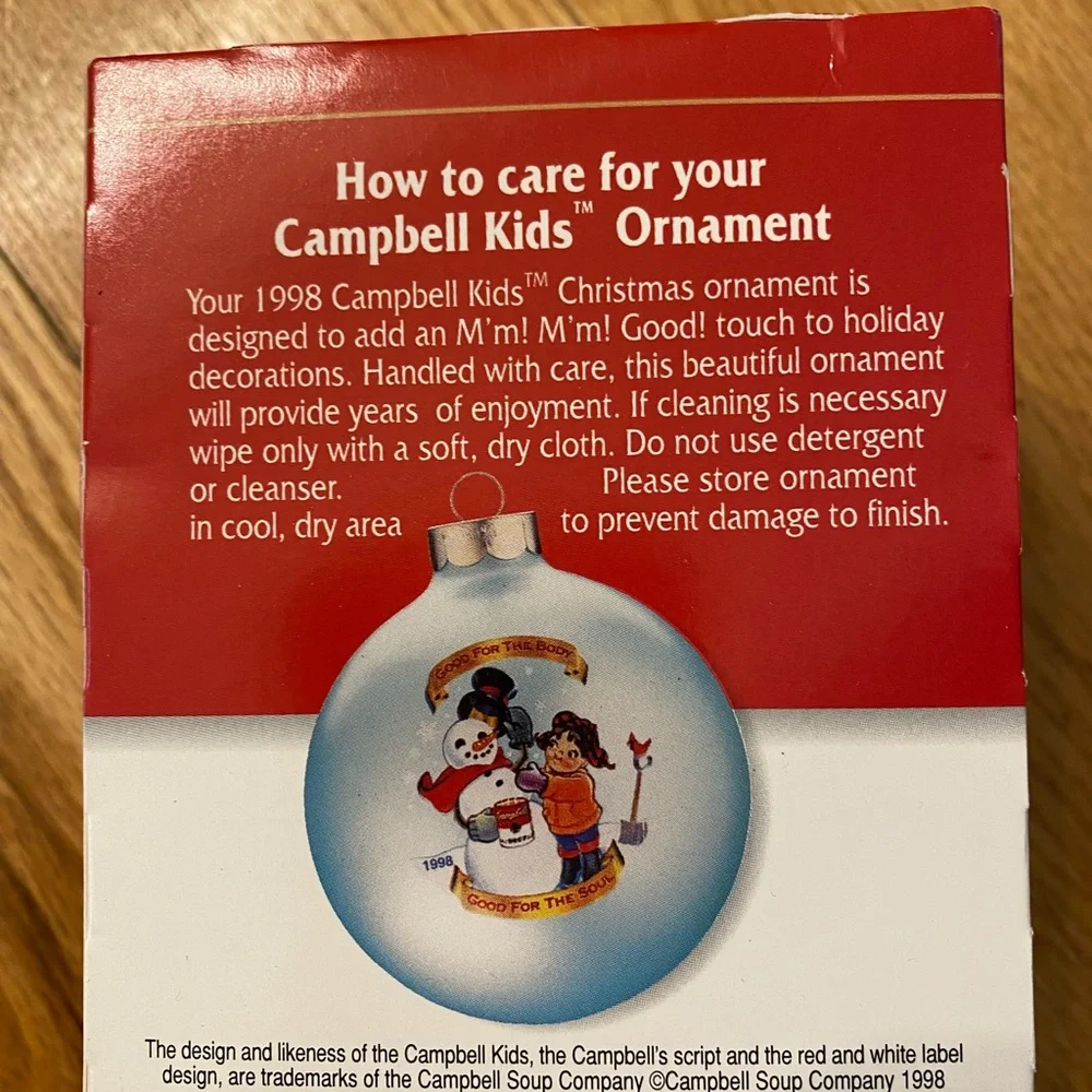 Campbell’s ornament